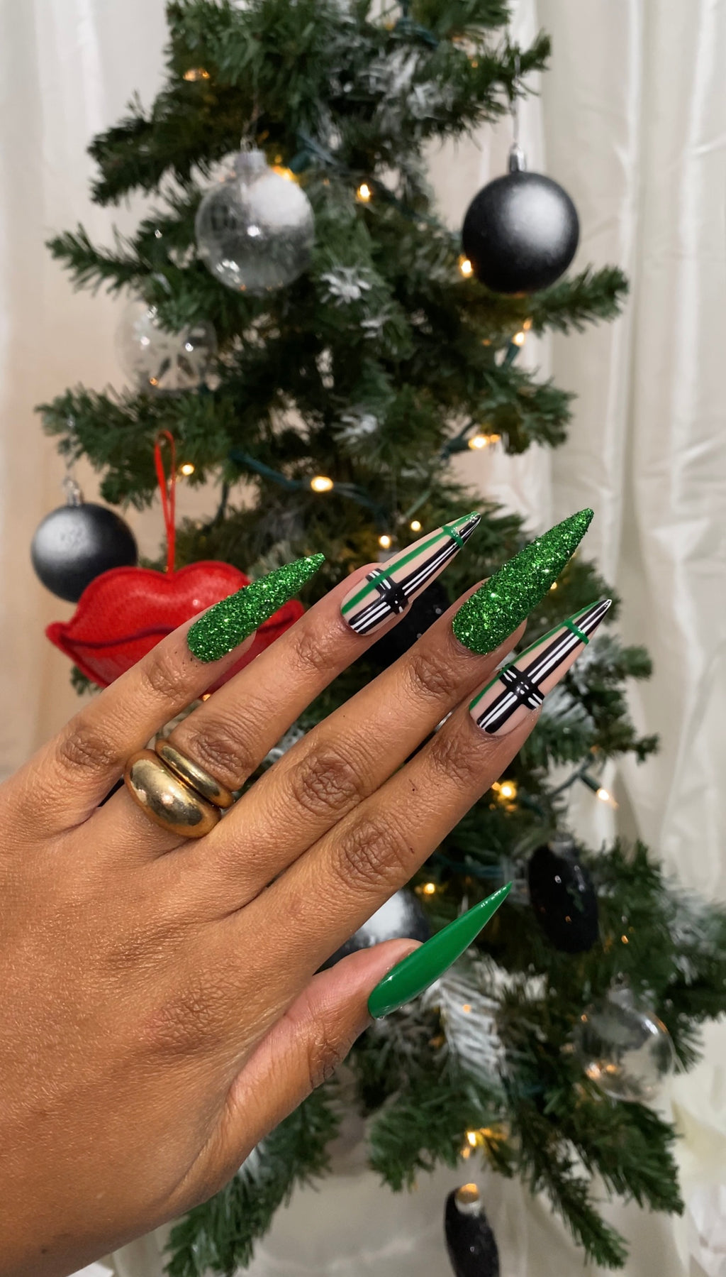 Plaid Sweater - Green